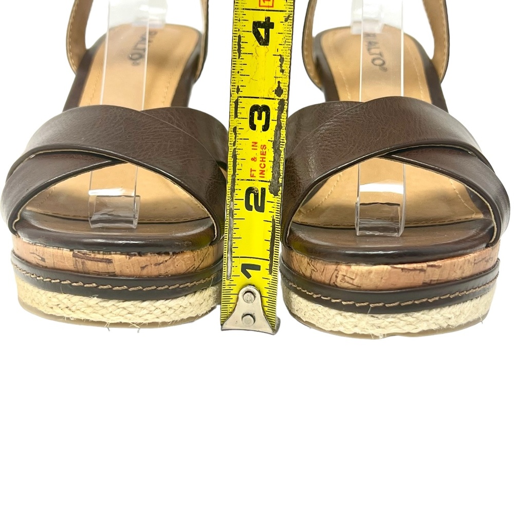 Rialto women's Rosalynn brown platform wedge size 5.5 NWT - Picture 4 of 11